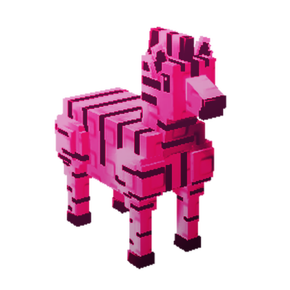 Grow a Garden Items Nightmare Zebra (HUGE) (61.05KG Age 100)