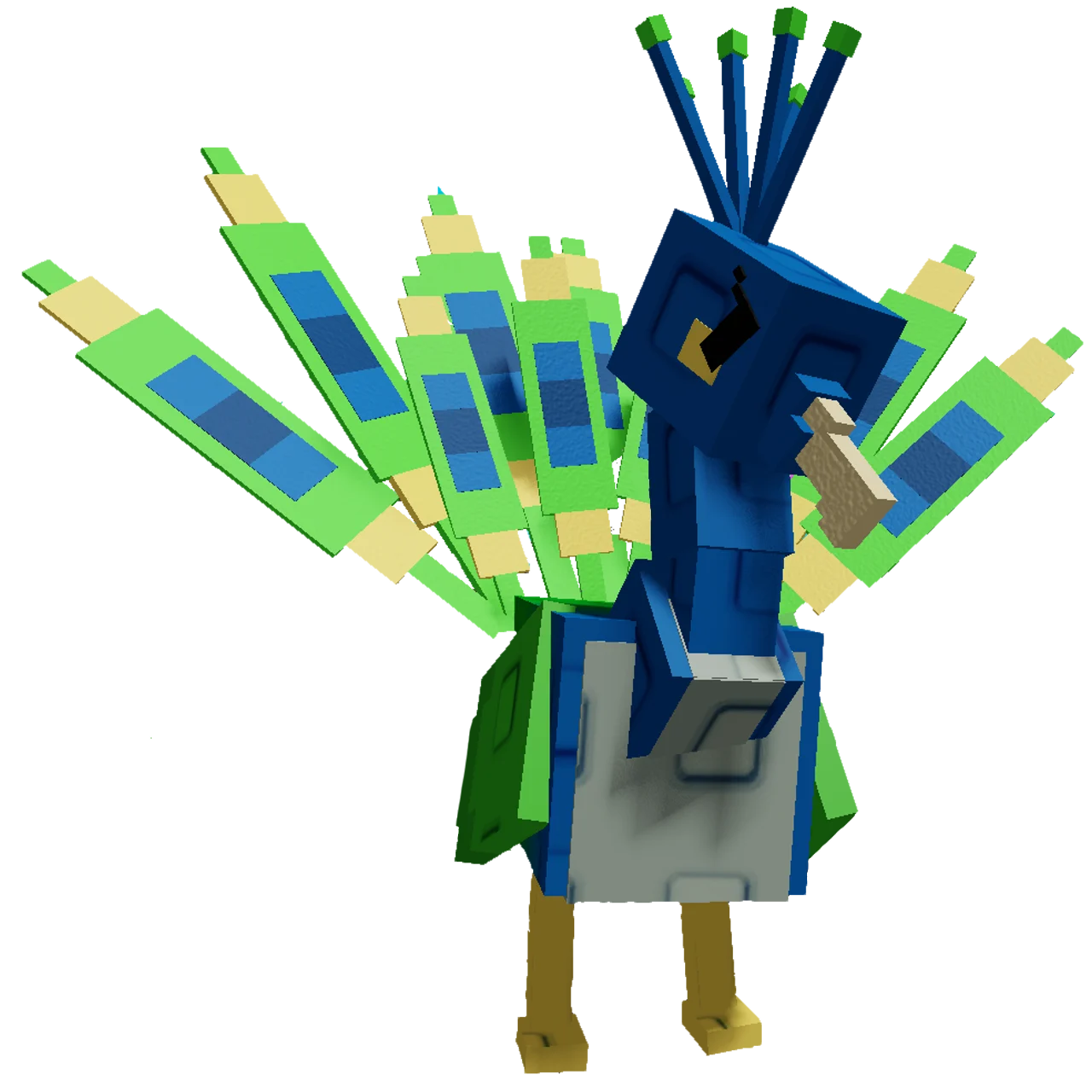 Grow a Garden Items Venom Peacock (HUGE) (91.59KG Age 100)