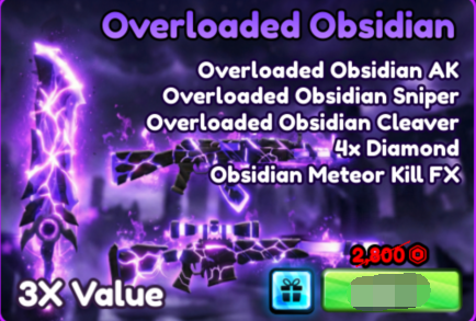 HyperShot Shop Overloaded Obsidian