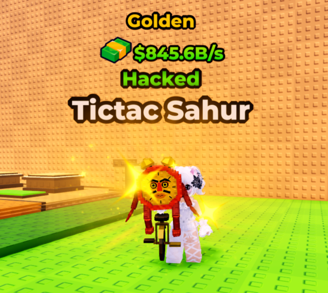 Kick a Lucky Block Shop Golden Tictac Sahur(845.6B/s)