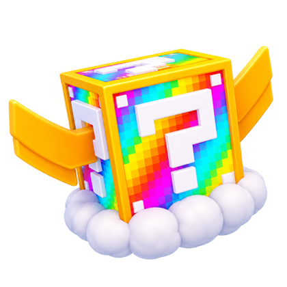 Kick a Lucky Block Shop Rainbow Lucky Block *1