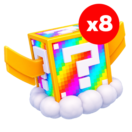 Kick a Lucky Block Shop Rainbow Lucky Block *8