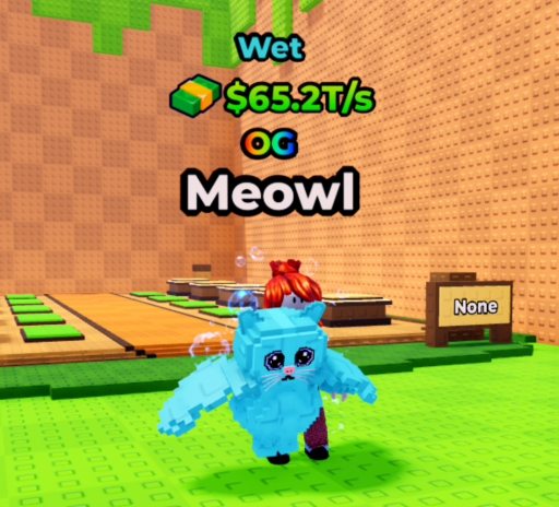Kick a Lucky Block Shop Wet Meowl(65.2T/s)