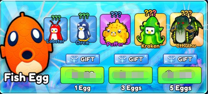 Knockout Shop 1 Fish Egg