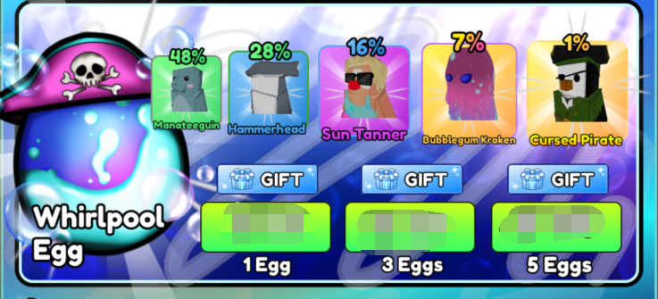 Knockout Shop 5 Whirlpool Eggs