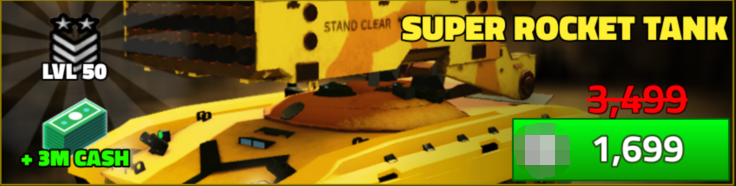 Military Tycoon Super Rocket Tank