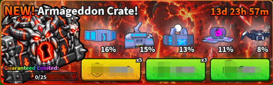 Mini War Shop Armageddon Crate×5