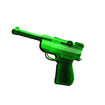 Green Luger Gun