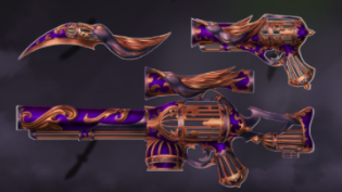 Murderers VS Sheriffs Duels Items Gaged-Purple