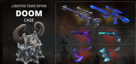 Murderers VS Sheriffs Duels Items DOOM Case*3