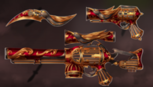 Murderers VS Sheriffs Duels Items Gaged-Red