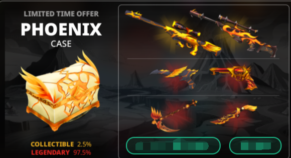 Murderers VS Sheriffs Duels Items Phoenix Case*3