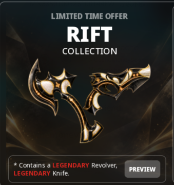 Murderers VS Sheriffs Duels Items RIFT Bundle