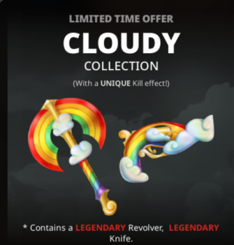 Murderers VS Sheriffs Duels Items CLOUDY Bundle