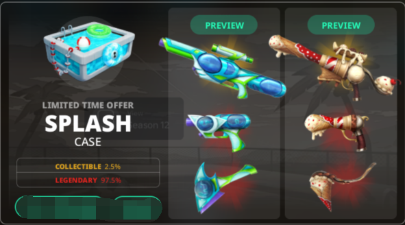 Murderers VS Sheriffs Duels Items SPLASH Case ×3