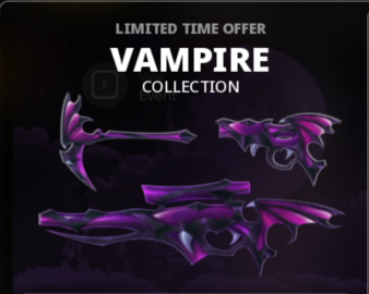 Murderers VS Sheriffs Duels Items Vampire Bundle-Purple