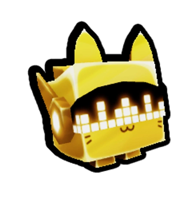 Pet Simulator X Huge Techno Cat(Golden)
