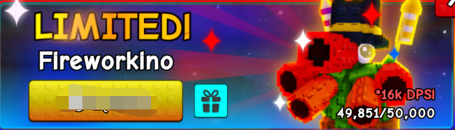 Plants vs Brainrots Shop Fireworkino