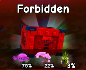 Plants vs Brainrots Shop Forbidden Lucky Block