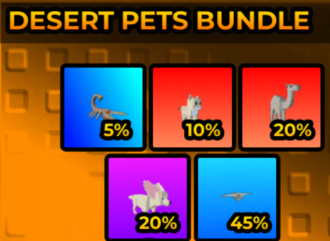Raise Animals Shop Desert Pets Bundle*1