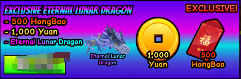 Raise Animals Shop Exclusive Eternal Lunar Dragon