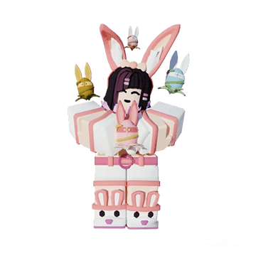 BedWars Easter Bunny Amy（ Axolotl Amy Skin）