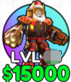 Skibidi Tower Defense Upgraded Titan Santa Clockman