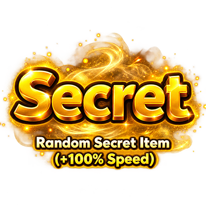 Speed Keyboard Escape | Candy & Chocolate Shop Random Secret Item(+100%Speed)