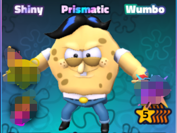 SpongeBob Tower Defense Shop Blackjack SquarePants(Shiny Wumbo 5Stars)