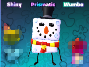SpongeBob Tower Defense Shop Snow Sponge(Shiny Wumbo)