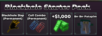 Steal a Brainrot Shop Blackhole Starter Pack