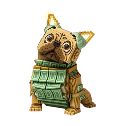 Steal a Brainrot Shop Money Money Puggy(Meowl traits)