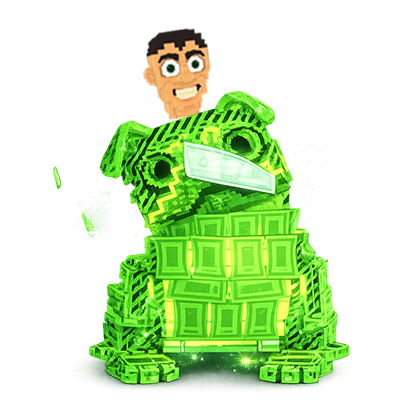 Steal a Brainrot Shop Radioactive Money Money Puggy(Skibidi Traits)