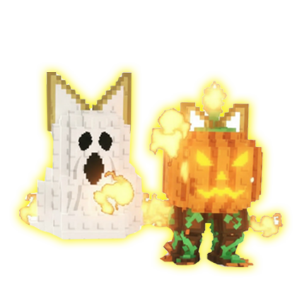Steal a Brainrot Shop Spooky and Pumpky(Meowl traits)