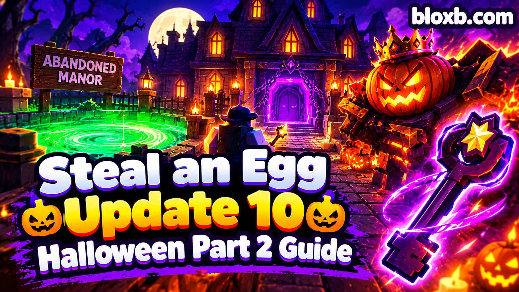 Steal an Egg Update 10 Guide: Manor Key, Boss Rewards & Cursed Monarch