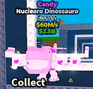 Candy Nuclearo Dinossauro 