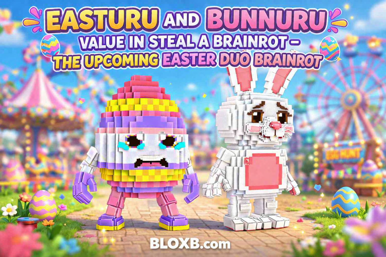 Easturu and Bunnuru value in Steal a Brainrot – The Upcoming Easter Duo Brainrot