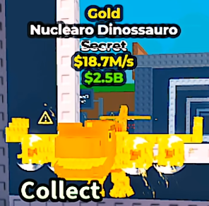 Gold Nuclearo Dinossauro 