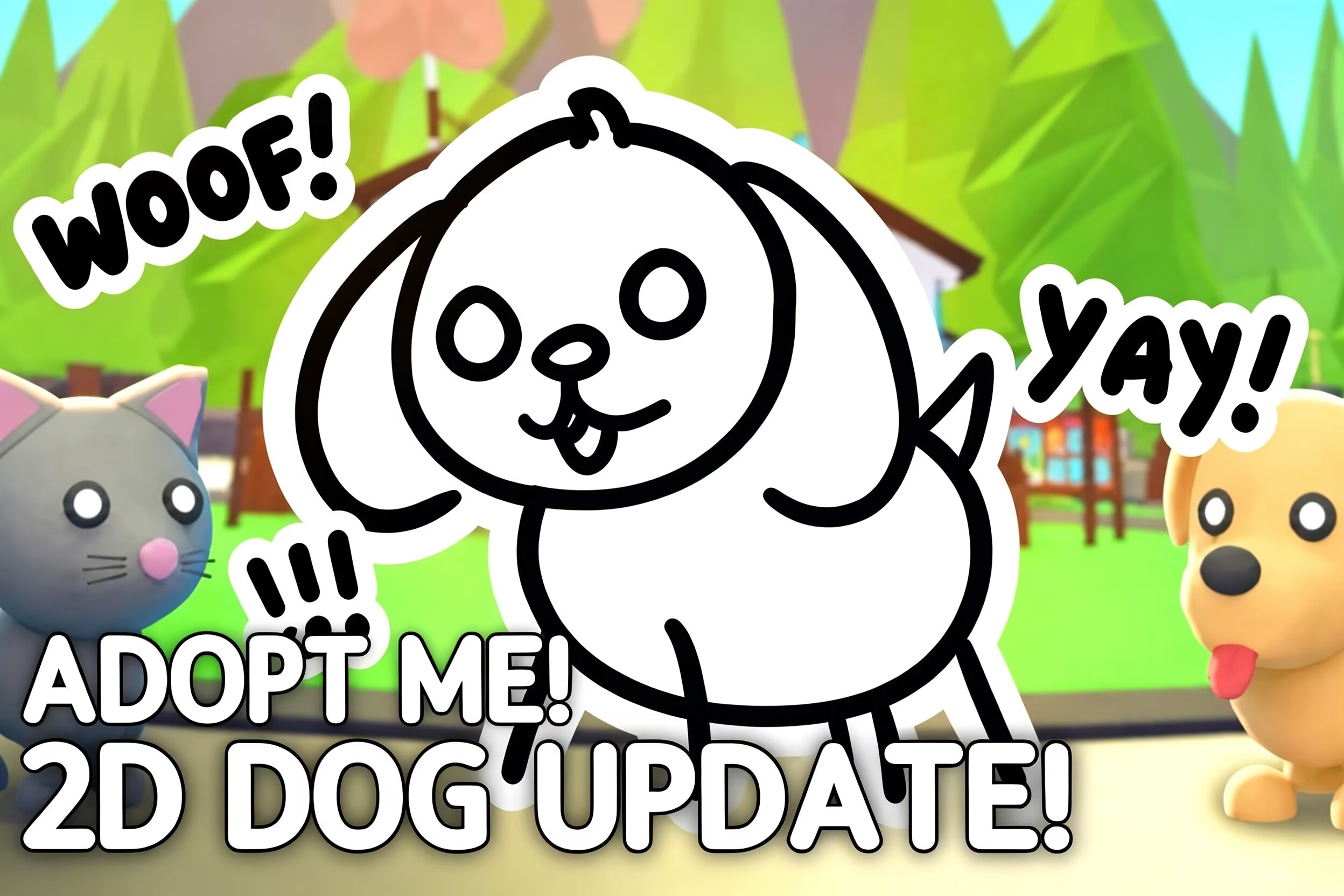 How to Get 2D Doggy in Adopt Me