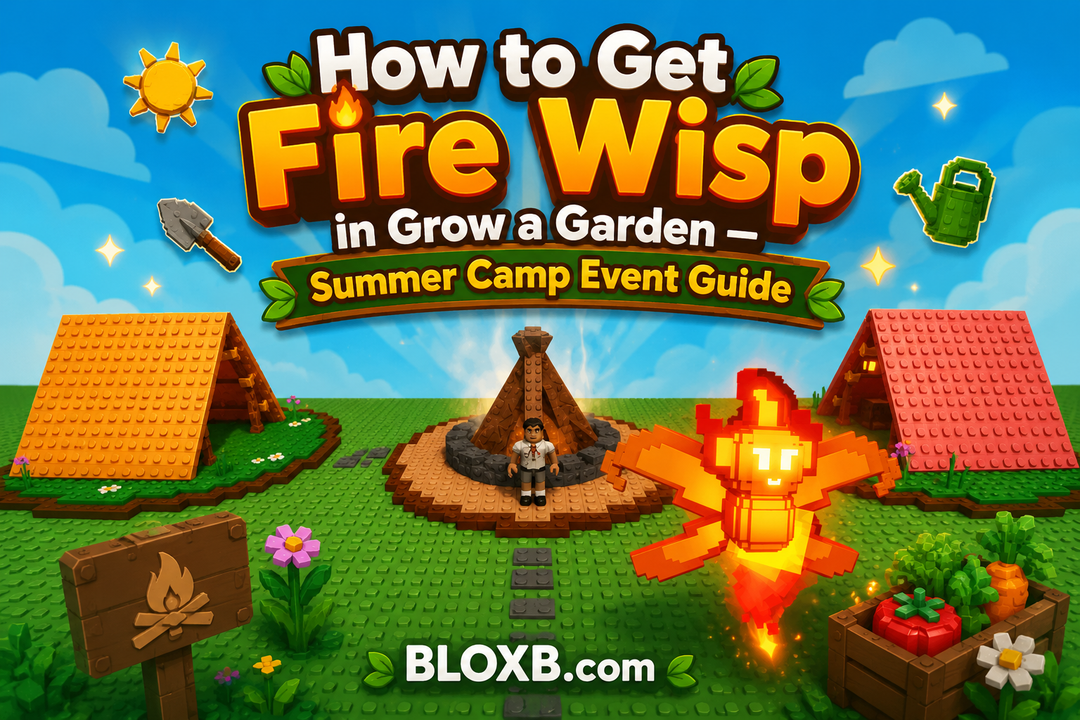 How to Get Fire Wisp in Grow a Garden — Summer Camp Event Guide
