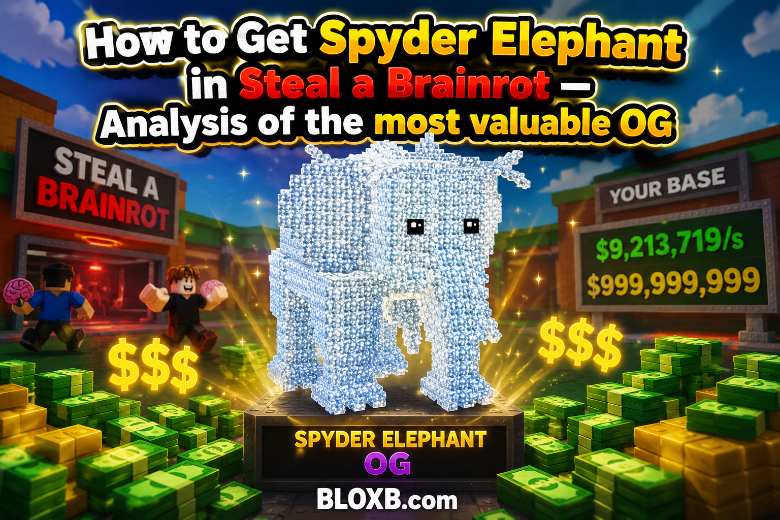 How to Get Spyder Elephant in Steal a Brainrot — Analysis of the most valuable OG