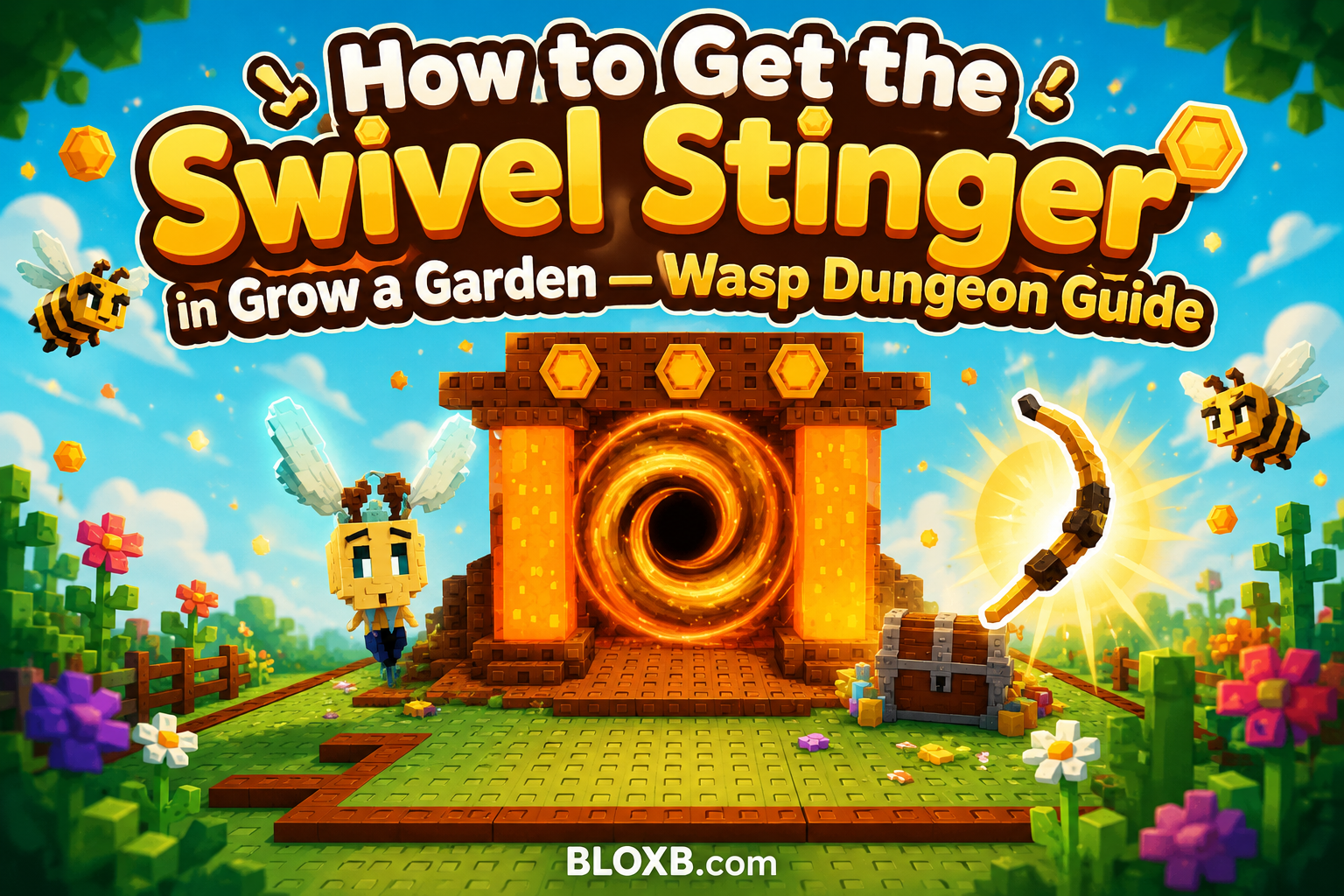 How to Get the Swivel Stinger in Grow a Garden — Wasp Dungeon Guide