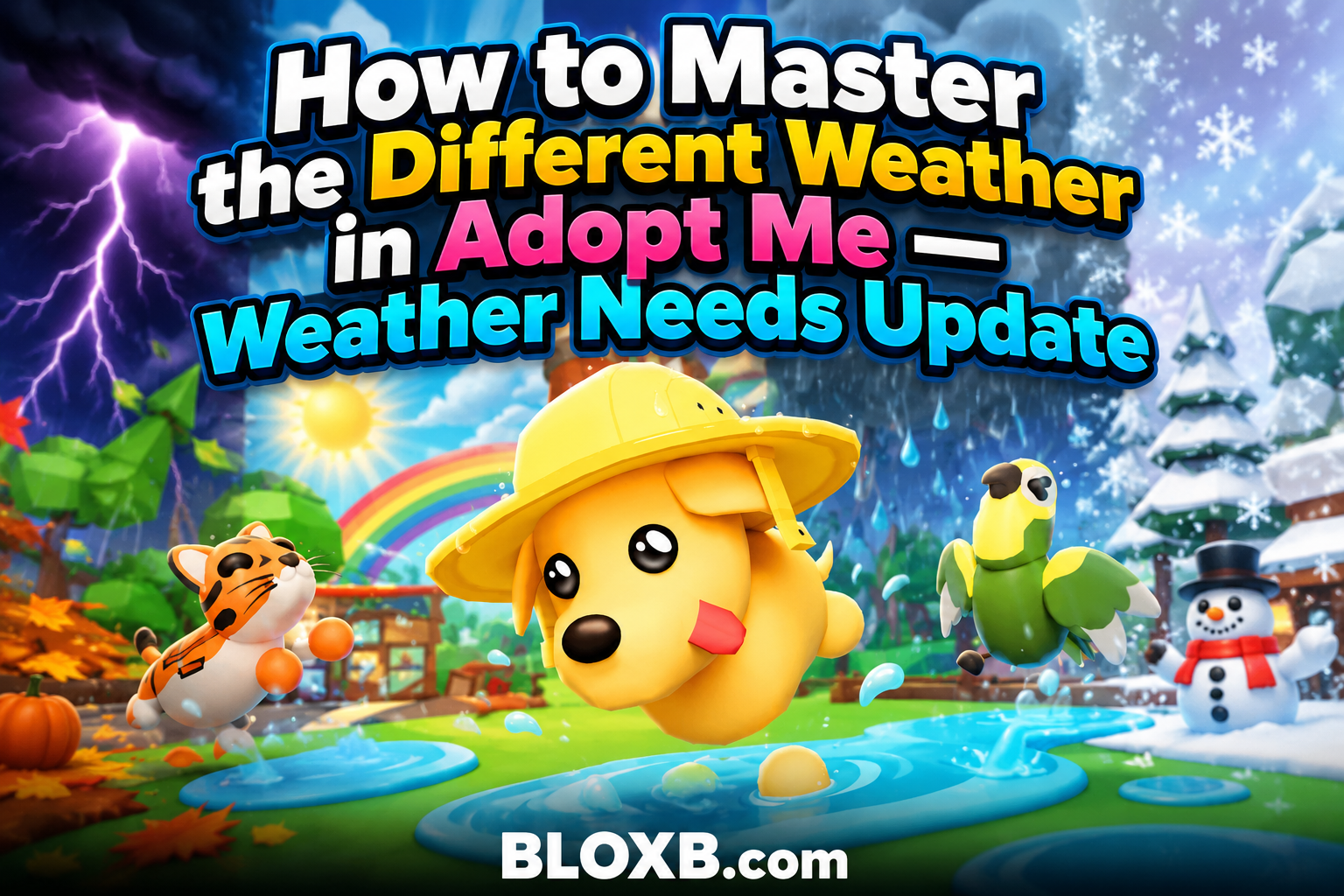 How to Master the Different Weather in Adopt Me — Weather Needs Update