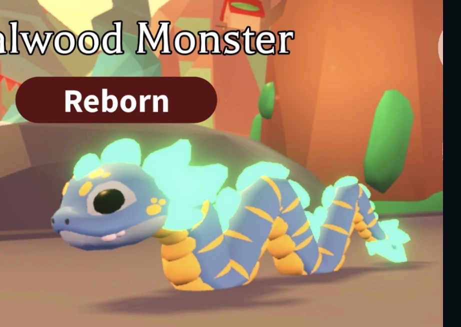 Neon Tealwood Monster