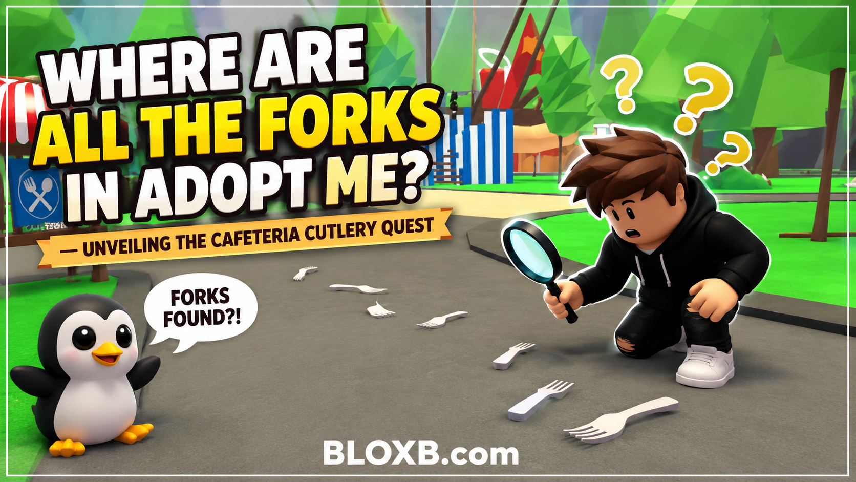 Where are all the forks in Adopt Me?| Unveiling the Cafeteria Cutlery Quest