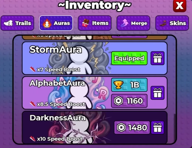 Alphabet Aura and Darkness Aura