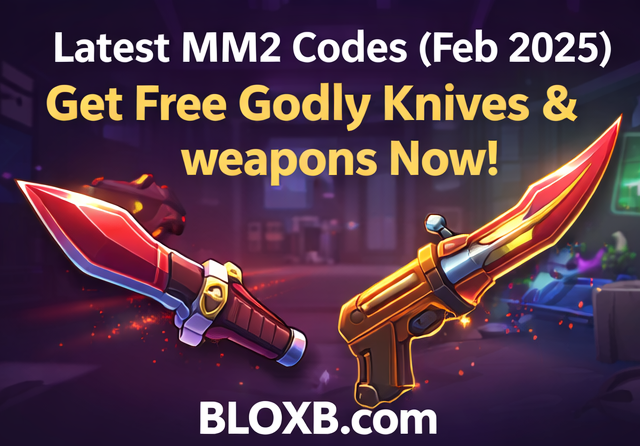 Latest MM2 Codes (Feb 2025) – Get Free Godly Knives & weapons Now!